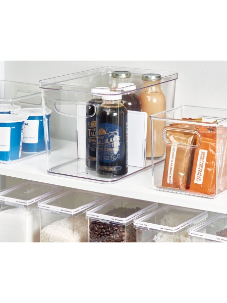 InterDesign / Контейнер CRISP универсальный с разделителем и ручками 30,5х20х20см (101302)