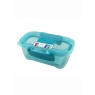 DECOR / Контейнер GO LUNCH BOX модульный прямоугольный с клапаном 300мл, бирюза (101167) DECOR / Контейнер GO LUNCH BOX модульный прямоугольный с клапаном 300мл, бирюза (101167)
