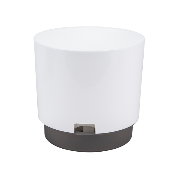 Горшок для растений WATERMATIC 4.8л 215мм белый (101333)