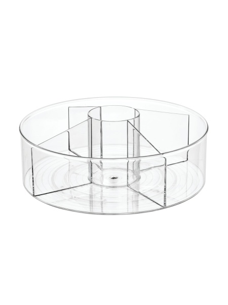 InterDesign / Органайзер для косметики вращающийся 5-ти секционный 29.2х29.2х11.2см
