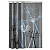 InterDesign / Штора для ванной репейник серо-голубой полиэстер 183х183 см (100170) InterDesign / Штора для ванной репейник серо-голубой полиэстер 183х183 см (100170)
