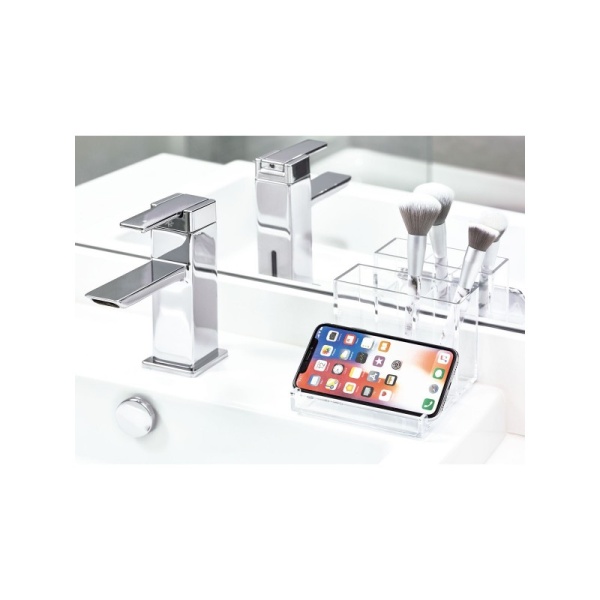 InterDesign / Органайзер для косметики прямоугольный 3 отделения прозрачный пластик (100813) InterDesign / Органайзер для косметики прямоугольный 3 отделения прозрачный пластик (100813)