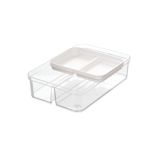 InterDesign / Лоток-органайзер кухонный CRISP 2 отделения съемный лоток 30,5х20х7,6см (101304)