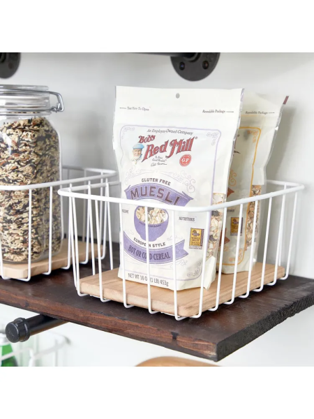 Корзина Wire & Paulownia Wood 25.4х20.3х12.7см (101554)