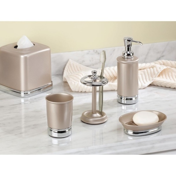 InterDesign / Диспенсер для мыла или лосьона York Шампань (100089) InterDesign / Диспенсер для мыла или лосьона York Шампань (100089)