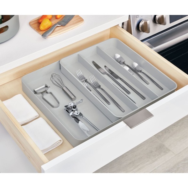 Лоток Expandable для столовых приборов раздвижной 4-х секционный 38.1-53.3х30.5х5.2см (101505)