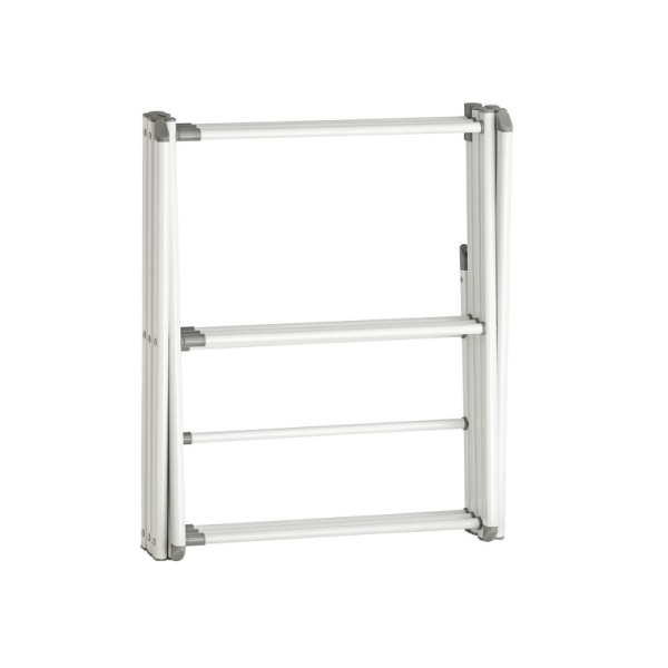 InterDesign / Сушилка для белья Brezio вертикальная раскладная многоуровневая стальная (100876)