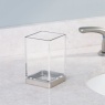 InterDesign / Стакан для ванных принадлежностей клерити пластик/серебр (100135) InterDesign / Стакан для ванных принадлежностей клерити пластик/серебр (100135)