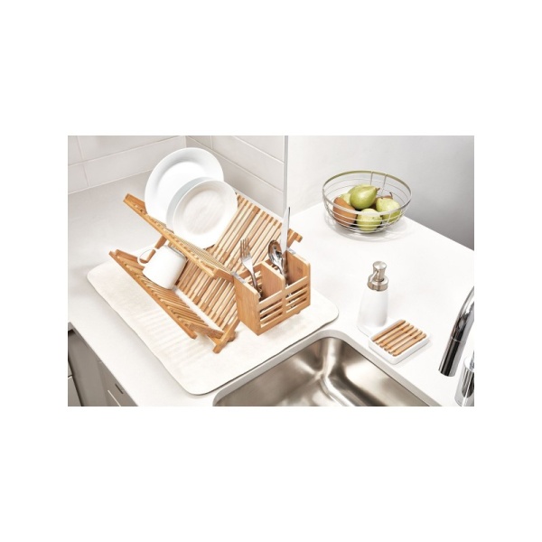 InterDesign / Коврик для сушки посуды микрофибра бежевый 45х40см (100884) InterDesign / Коврик для сушки посуды микрофибра бежевый 45х40см (100884)