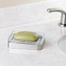 InterDesign / Мыльница вестпорт стекло/металл (100124) InterDesign / Мыльница вестпорт стекло/металл (100124)