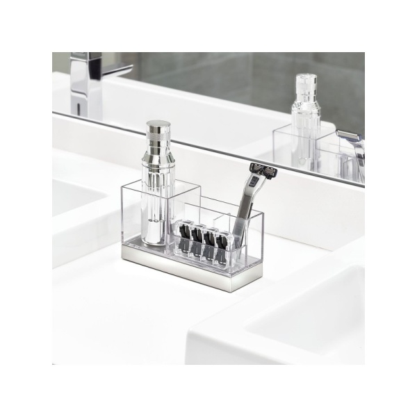 InterDesign / Стакан Clarity Square для ванных принадлежностей пластиковый (101227)