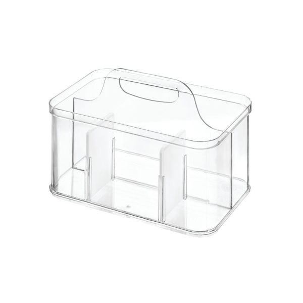 InterDesign / Подставка для кухонных принадлежностей CRISP 4 отделения со съемными разделителями (101311)