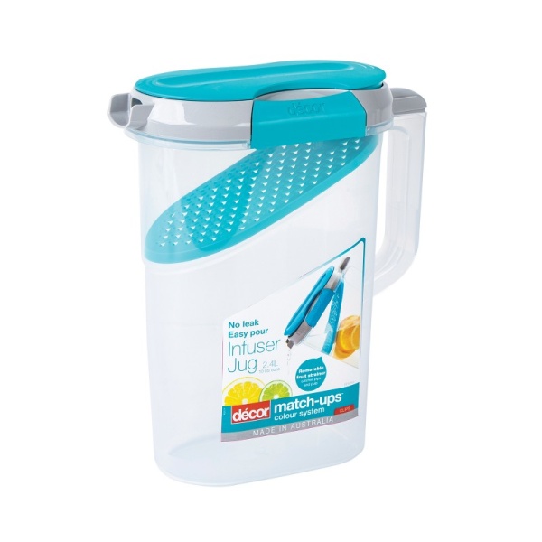 DECOR / Кувшин пищевой PREMIUM MATCH-UPS CLIPS с фильтром 2.4л (101057) DECOR / Кувшин пищевой PREMIUM MATCH-UPS CLIPS с фильтром 2.4л (101057)