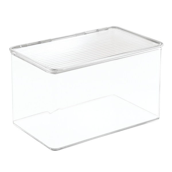 InterDesign / Контейнер  для хранения с откидной крышкой 22х15.5х7.75 (100797)