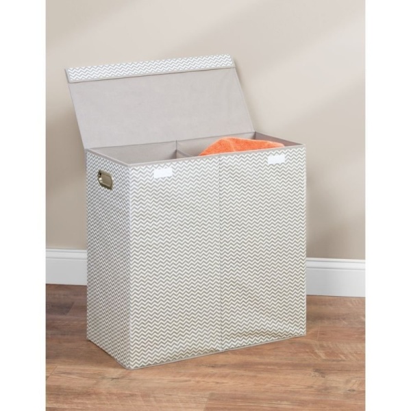 InterDesign / Двойная корзина для белья Axis (100012) InterDesign / Двойная корзина для белья Axis (100012)