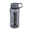 DECOR / Бутылка для воды HYDRATE с мерной шкалой тритан 1л, графит (101129)