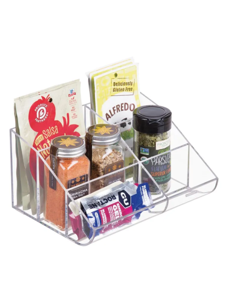 Органайзер Clarity для косметики, канцелярии 6 секций 21,5x17,5x11,5 см (100766)