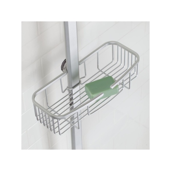 InterDesign / Стойка для ванной комнаты Affixx с 3 полками самоклеющаяся (100829)