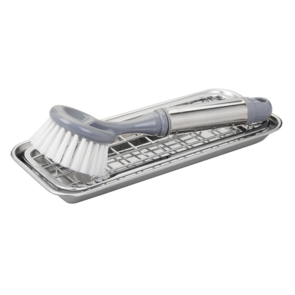 InterDesign / Мыльница GIA полированная нержавеющая сталь 26см (101318)