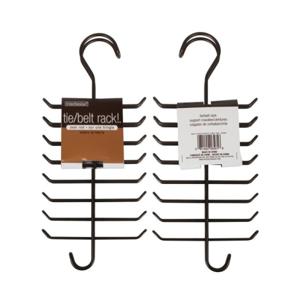 InterDesign / Вертикальная вешалка для галстуков Classico Бронза (100017)