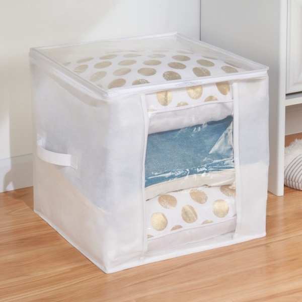 InterDesign / Кофр для хранения вещей Zipper набор 2 шт куб (100608) InterDesign / Кофр для хранения вещей Zipper набор 2 шт куб (100608)