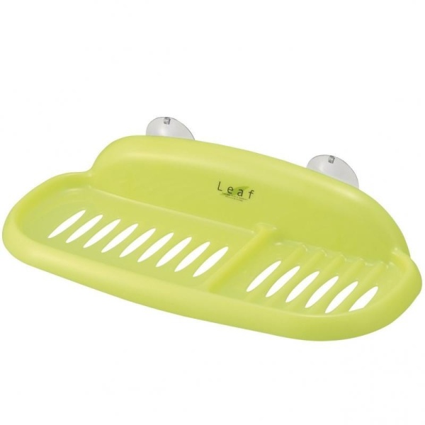 Inomata / Мыльница на присосках ЛАЙМ (100477)