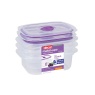 DECOR / Набор контейнеров пищевых PREMIUM MATCH UPS REALSEAL с клапаном 500мл 3шт (101071)