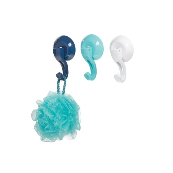 InterDesign / Набор крючков Bubblz на присоске 3 штуки (101202)