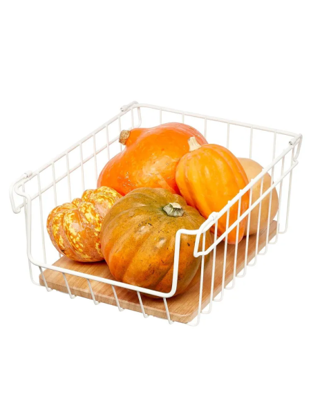 Корзина Wire & Paulownia Wood 35.5х25.4х15.2см (101559)