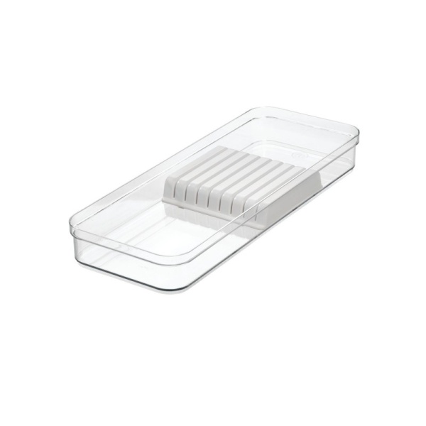 InterDesign / Лоток CRISP модульный для хранения 8 ножей 41х15х3см (101315) InterDesign / Лоток CRISP модульный для хранения 8 ножей 41х15х3см (101315)