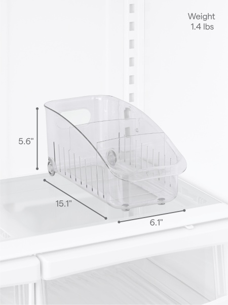 Корзина RollOut для холодильника со съемными разделителями 38.4х15.5х14.2см (101544)