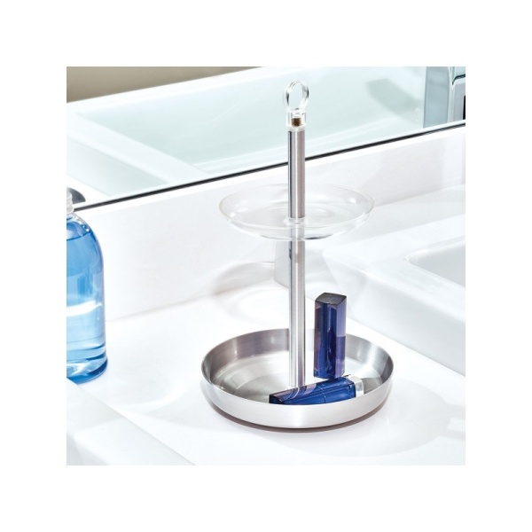 InterDesign / Подставка-органайзер для аксессуаров, косметики Austin пластик/сталь (100821)