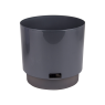 Горшок для растений WATERMATIC 4.8л 215мм темно-серый (101332) Горшок для растений WATERMATIC 4.8л 215мм темно-серый (101332)