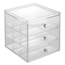 InterDesign / Органайзер с  ящиками и верхним местом для хранения Прозрачный (100744)