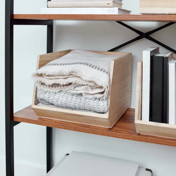 Корзина Wood 25.4х29.1х20.7см дерево Павловния (101571)