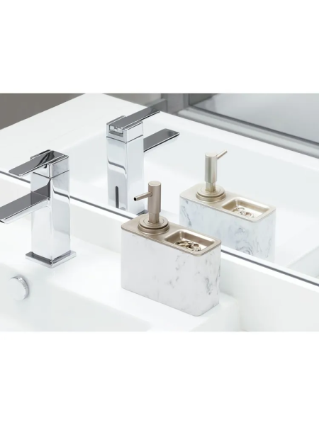 Дозатор Dakota для жидкого мыла механический 295мл белый (101595)