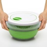Progressive / Центрифуга для сушки салата, салатник, дуршлаг складные 26х26х15см (101445)