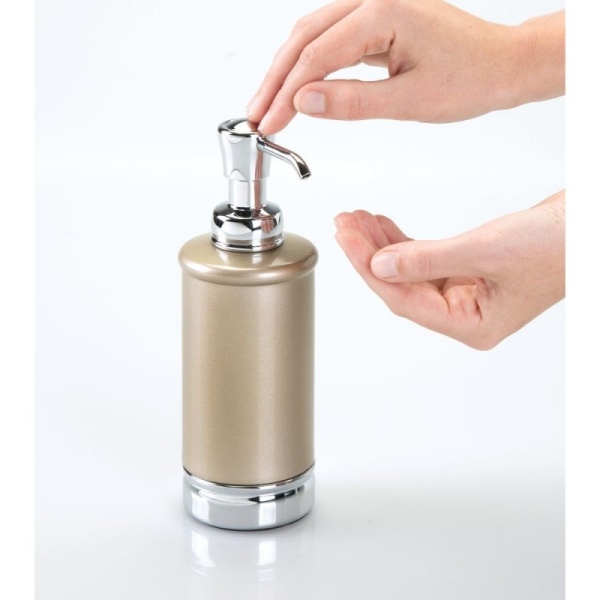 InterDesign / Диспенсер для мыла или лосьона York Шампань (100089) InterDesign / Диспенсер для мыла или лосьона York Шампань (100089)