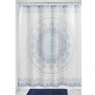 InterDesign / Штора для ванной эзра медальон бело/серо/голуб полиэстр 183х183 см (100174) InterDesign / Штора для ванной эзра медальон бело/серо/голуб полиэстр 183х183 см (100174)