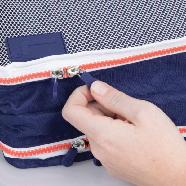 InterDesign / Дорожный чехол-органайзер неви/оранжевый (100626)