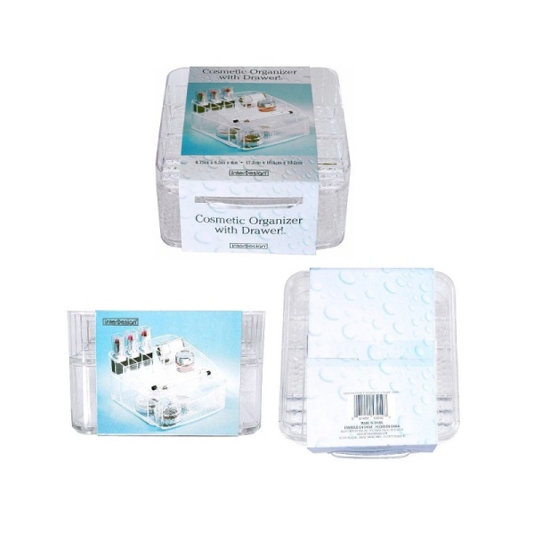 InterDesign / Органайзер для косметики с выдвижным ящиком Rain Drawer (100687) InterDesign / Органайзер для косметики с выдвижным ящиком Rain Drawer (100687)