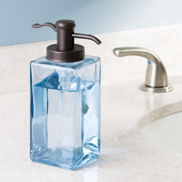 InterDesign / Диспенсер для жидкого мыла Casilla голубая (100086)