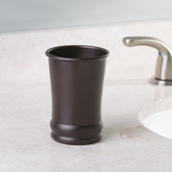 InterDesign / Стакан для ванных принадлежностей оливия бронза (100136)