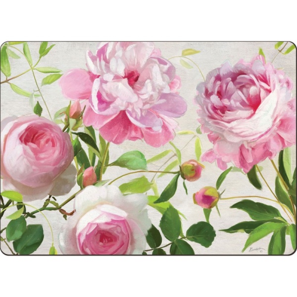 Conimar / Доска сервировочная "Пионы" 40х29см 2шт на пробковой основе (101036) Conimar / Доска сервировочная "Пионы" 40х29см 2шт на пробковой основе (101036)