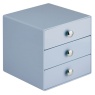 InterDesign / Большой цветной органайзер с 3 выдвижными ящиками голубой (100036) InterDesign / Большой цветной органайзер с 3 выдвижными ящиками голубой (100036)