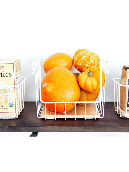 Корзина Wire & Paulownia Wood 25.4х25.4х20.3см (101612)