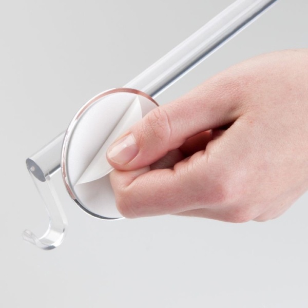 InterDesign / Держатель для полотенца с крючками аффикс самокл.прозрачный пластик 28.5х4.5х6.5 см (100099) InterDesign / Держатель для полотенца с крючками аффикс самокл.прозрачный пластик 28.5х4.5х6.5 см (100099)