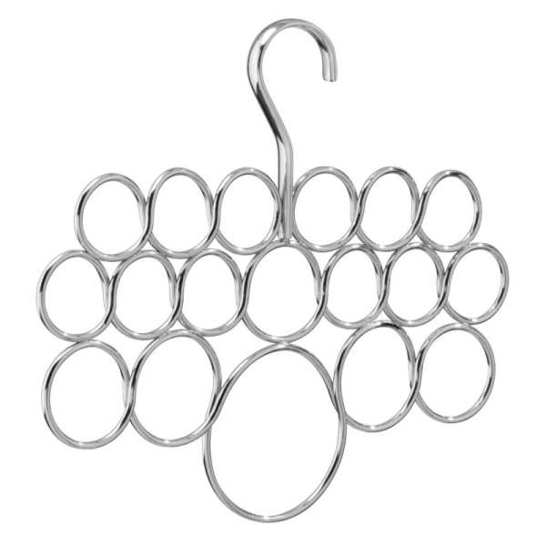 InterDesign / Вешалка-органайзер для шарфов и платков 18 отсеков (100649)