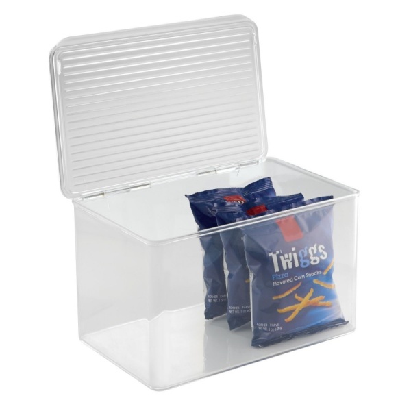 InterDesign / Контейнер  для хранения с откидной крышкой 22х15.5х7.75 (100797)