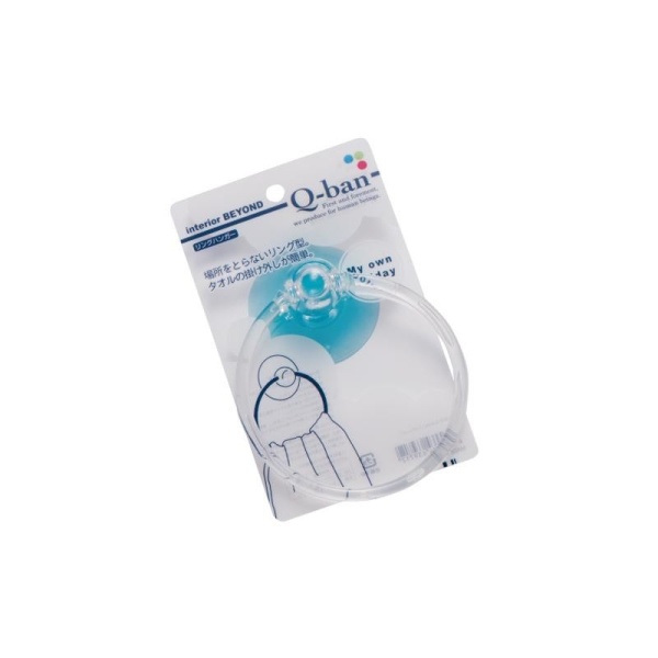 Yamada / Держатель для полотенца на присоске ГОЛУБОЙ (100292)